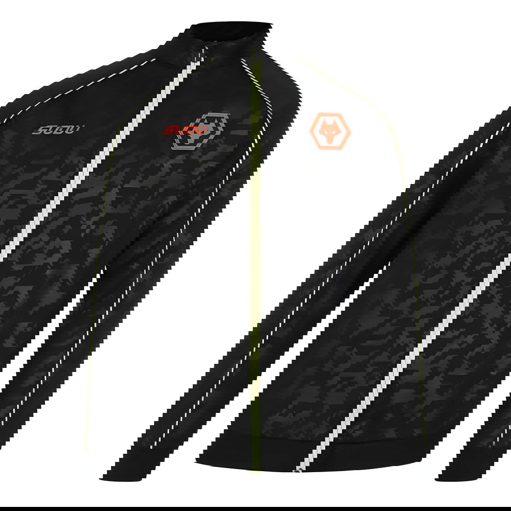 2024-2025 Wolves Pre Match Anthem Jacket (Black)