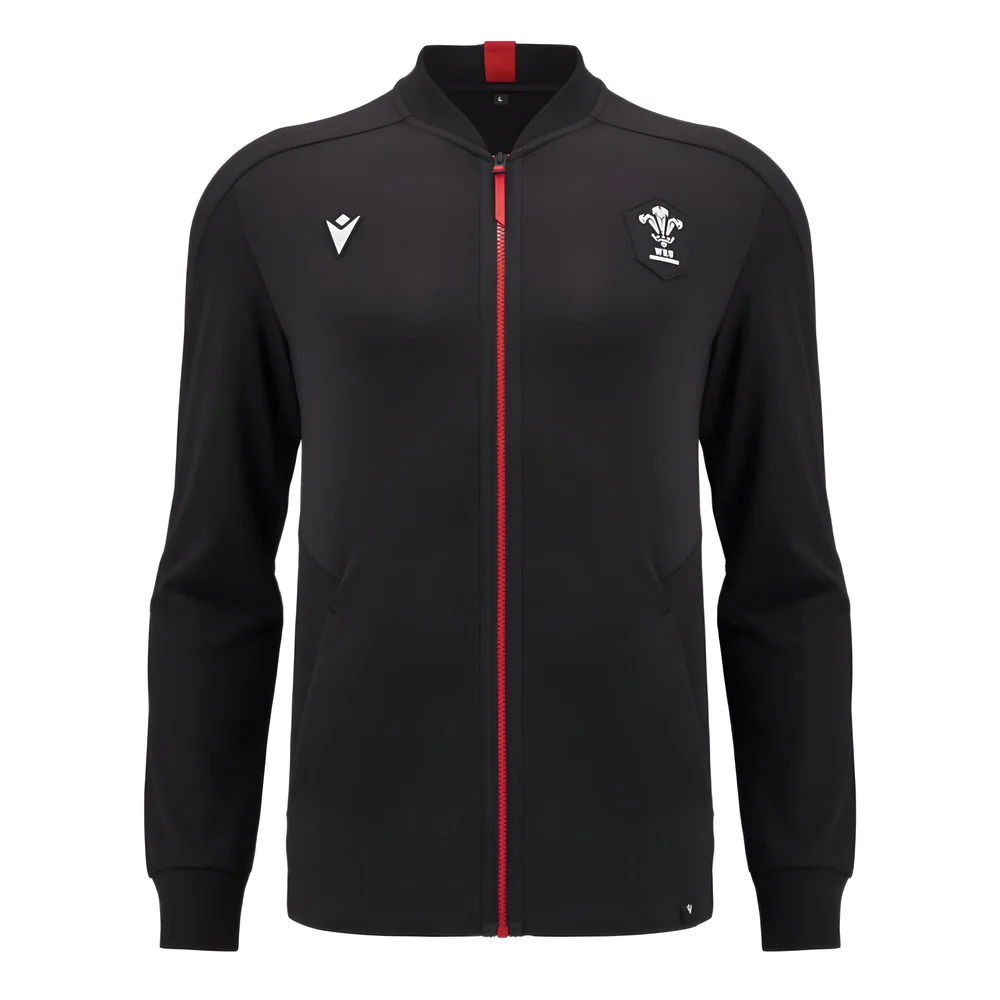 2024-2025 Wales Rugby Anthem Jacket (Black)