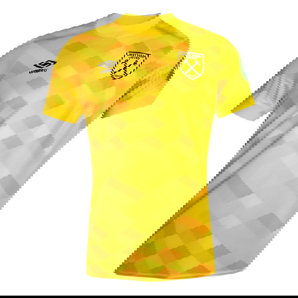 2024-2025 West Ham Goalkeeper Shirt (Yellow) - Kids
