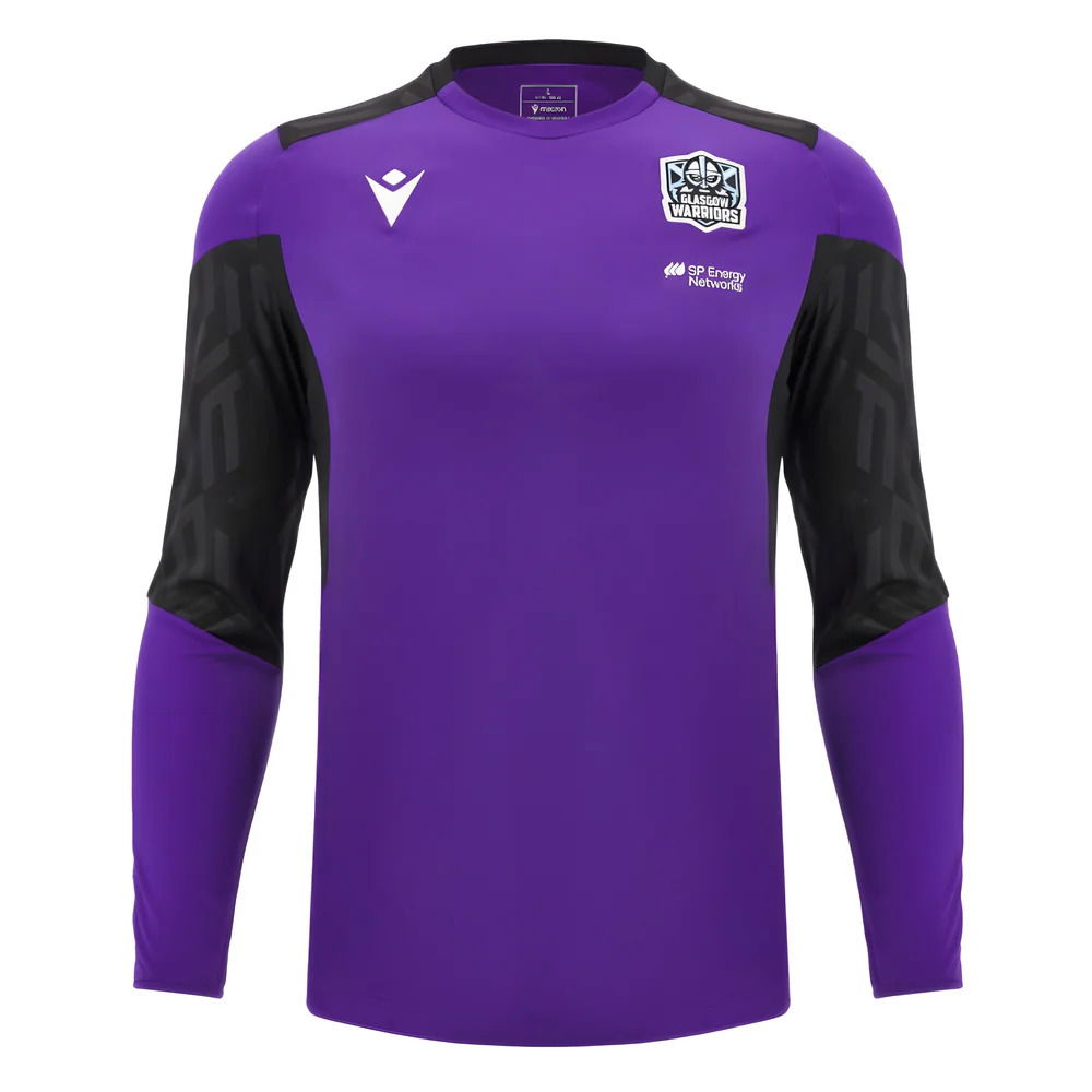 2024-2025 Glasgow Warriors Rugby LS Training Shirt (Purple)