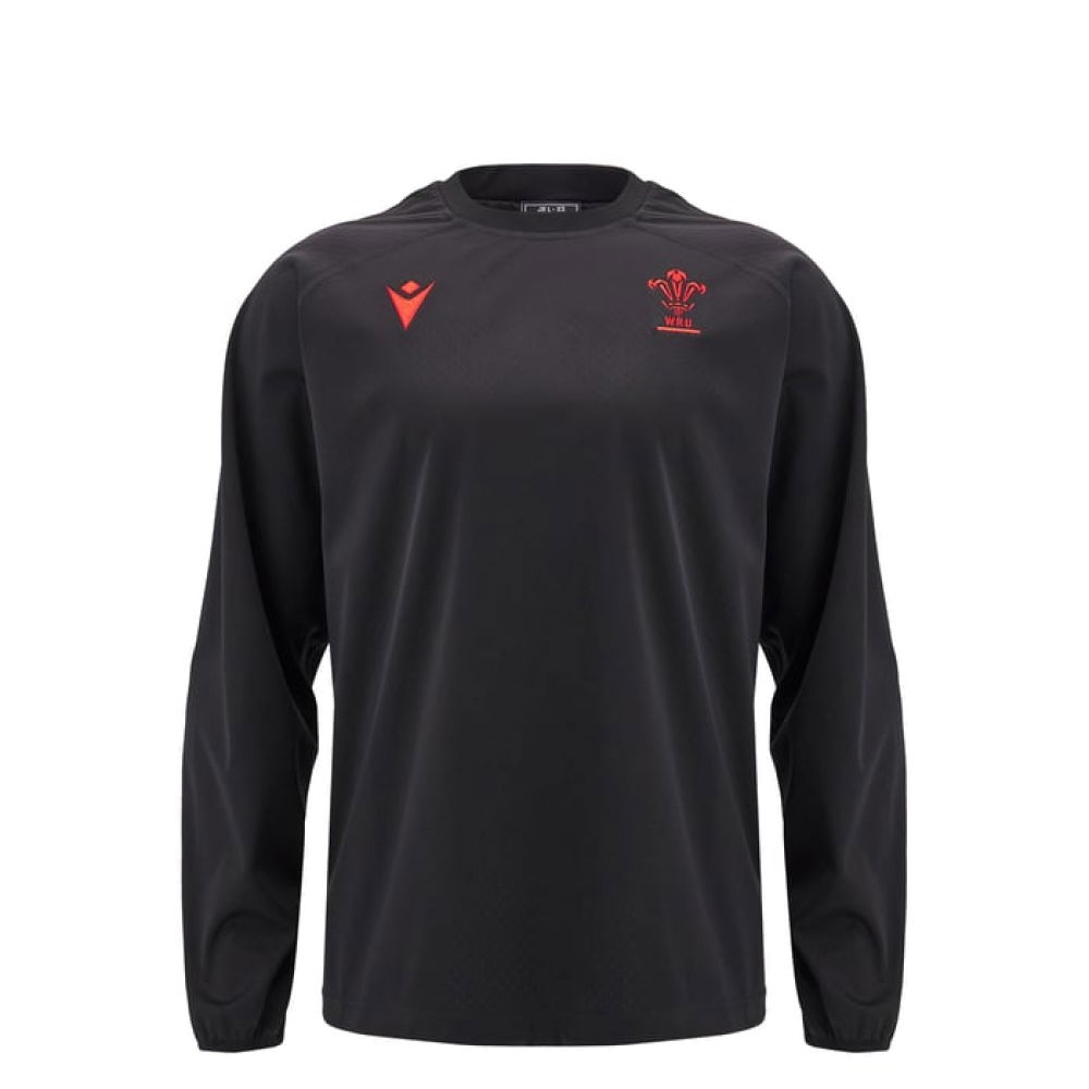 2024-2025 Wales Rugby Contact Training Top (Black) - Kids