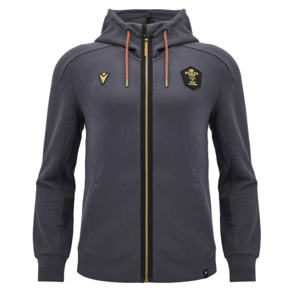 2024-2025 Wales Rugby Ath Travel Full Zip Hoody
