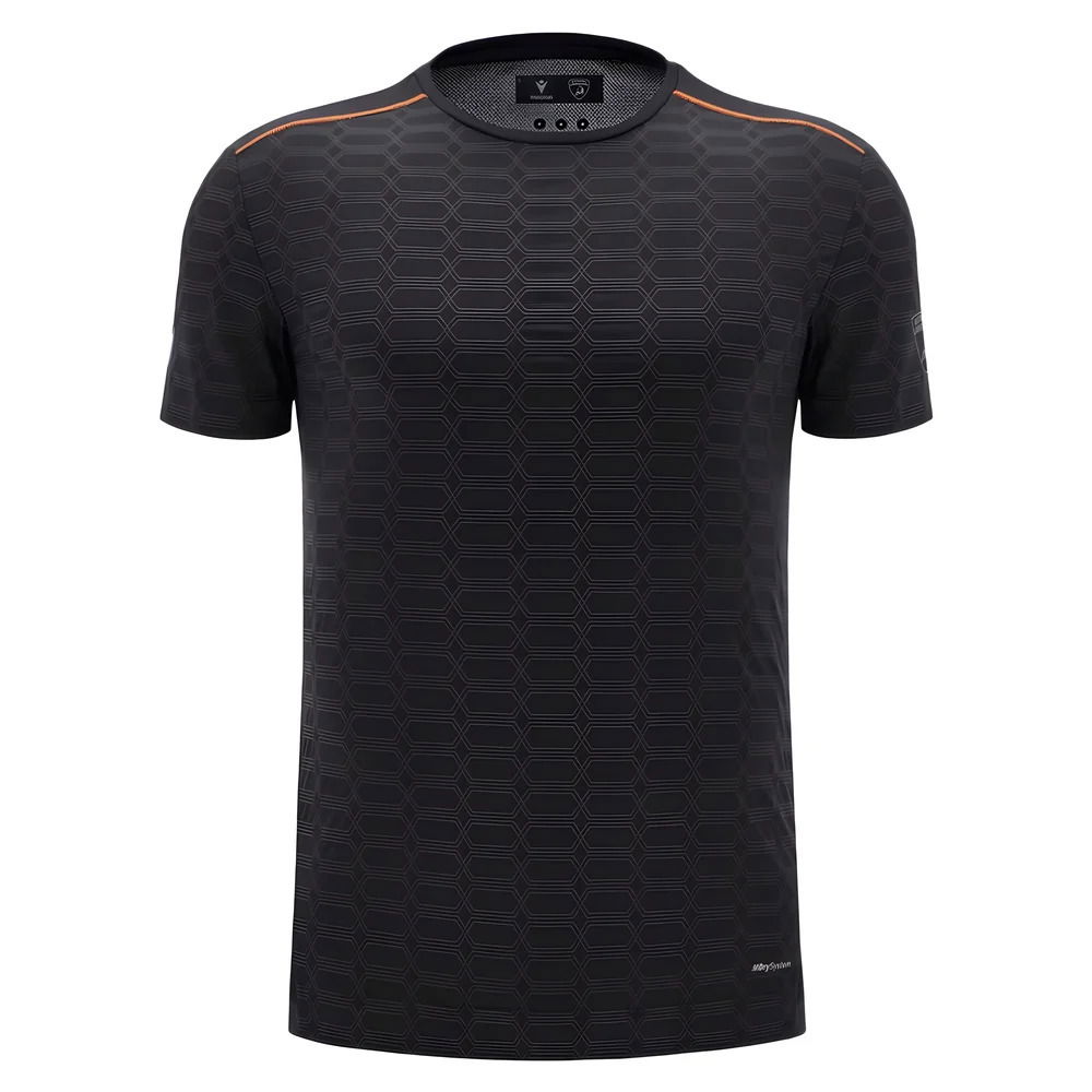 2025 Lamborghini Reflex Poly T-Shirt Black/Orange