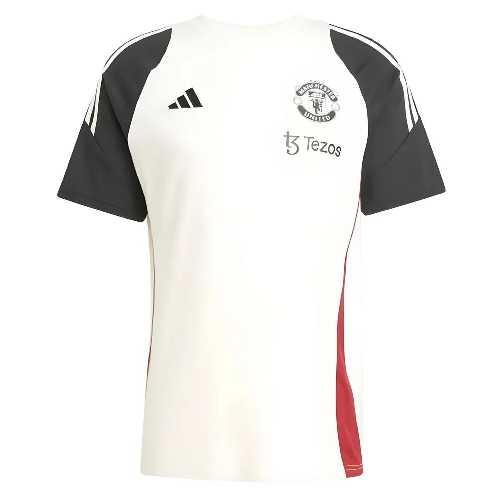 2024-2025 Man Utd Training Tee (Off White)