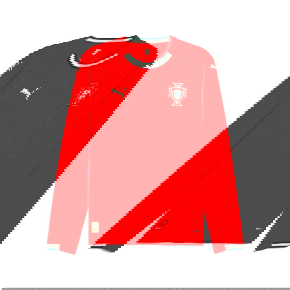 2025-2026 Portugal Long Sleeve Home Shirt