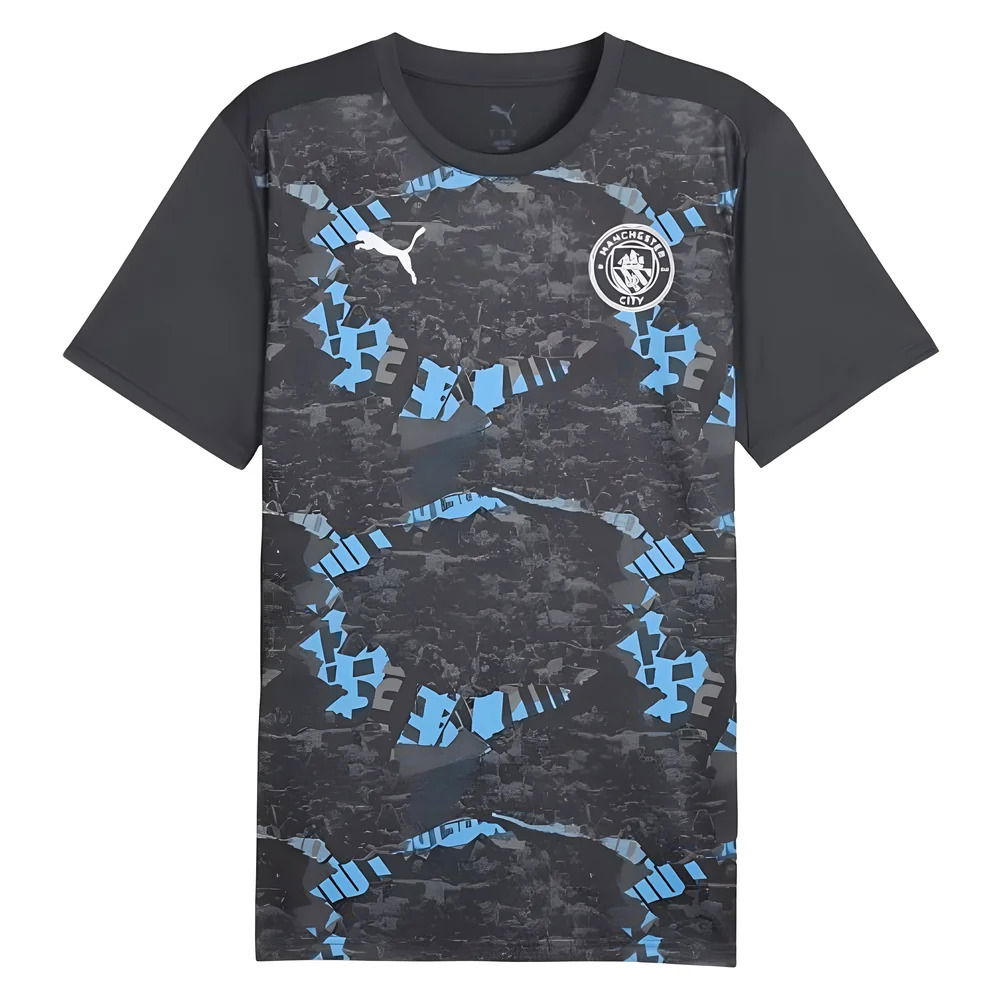 2024-2025 Man City Prematch SS Jersey (Strong Gray)