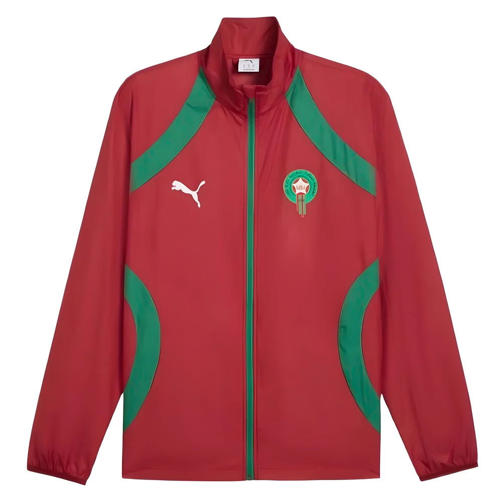 2025-2026 Morocco Pre-Match Jacket (Red)
