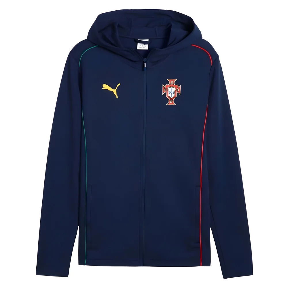 2025-2026 Portugal Casuals Hooded Jacket (Persian Blue)