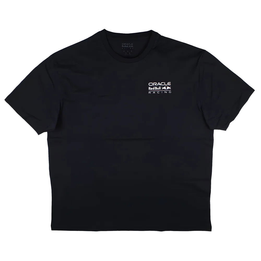 2025 Red Bull Racing Verstappen Oversized Crest T-Shirt (Night Sky)