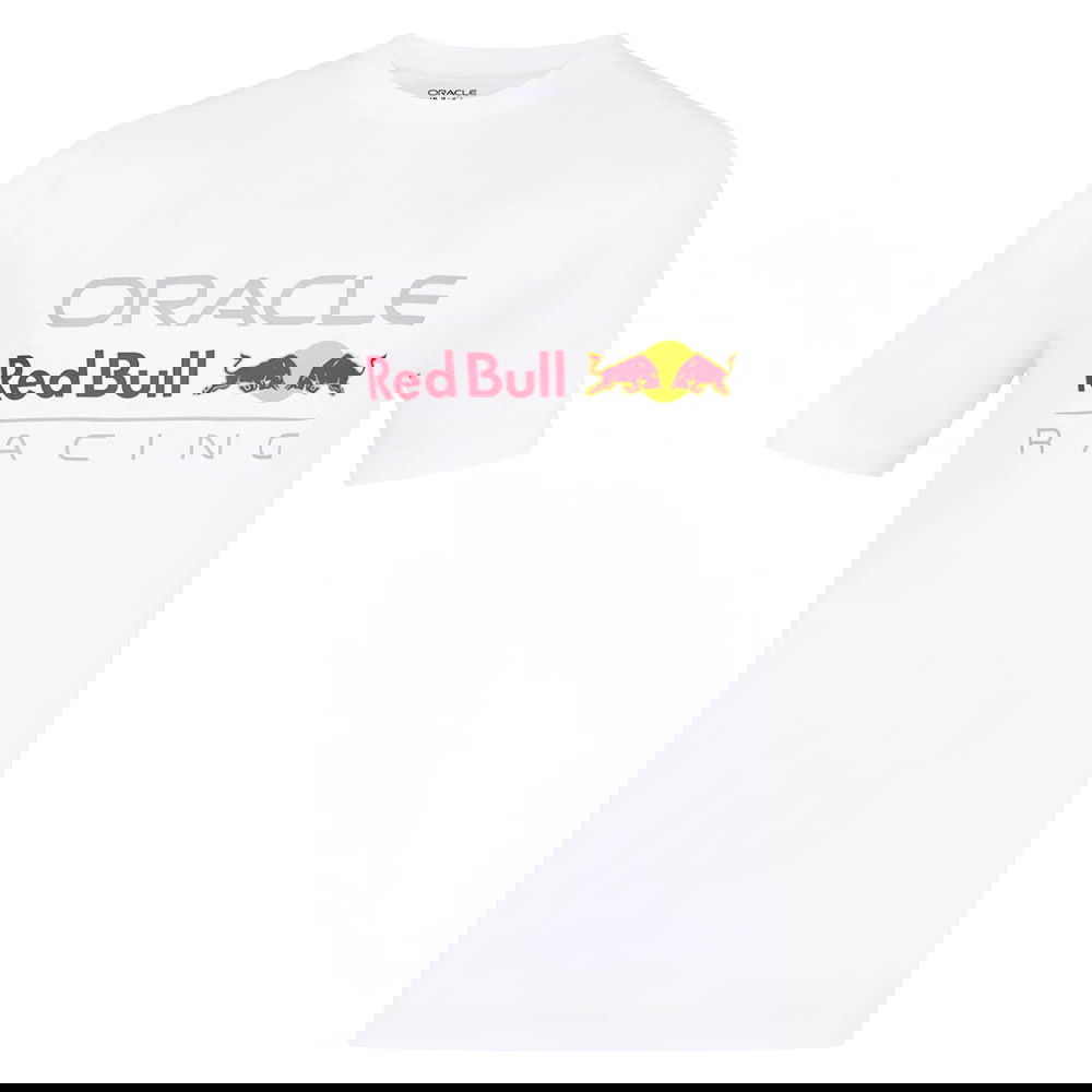 2025 Red Bull Racing Large Front Logo Tee (Bright White)