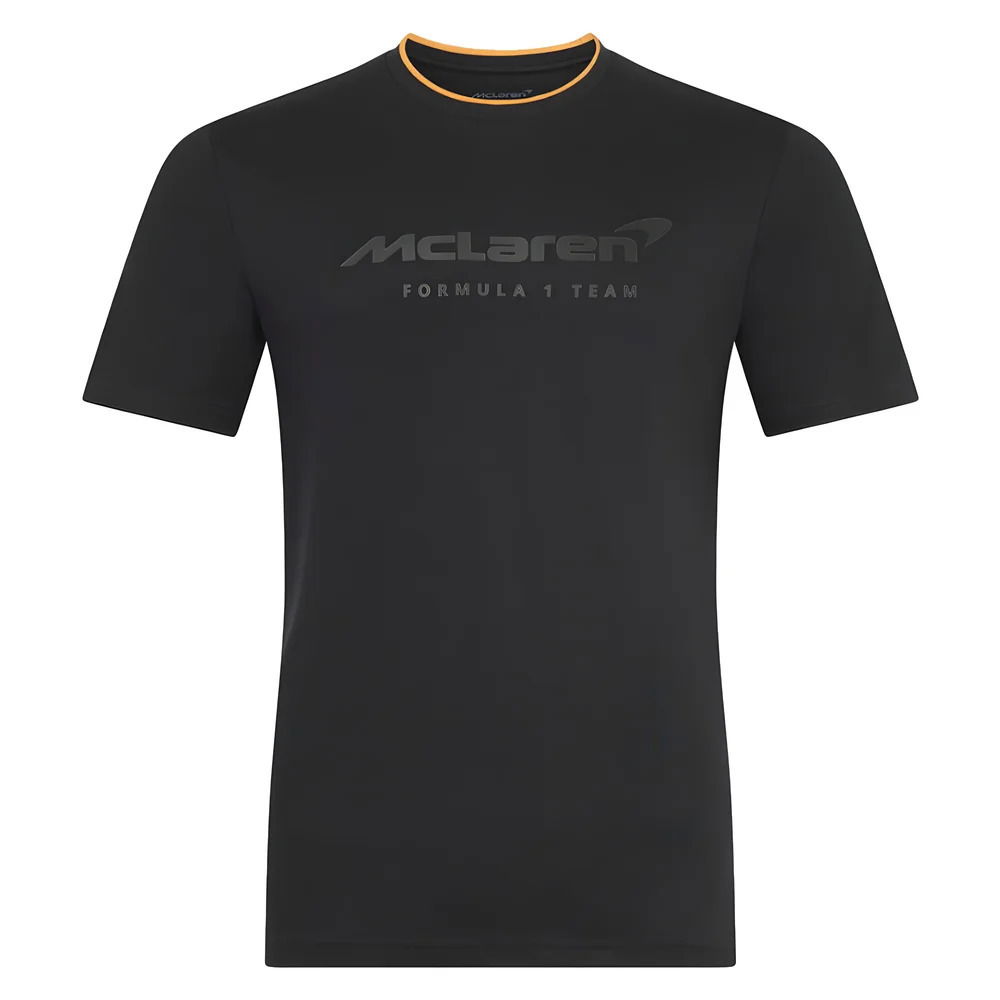 2025 McLaren F1 Mens Core Essentials T-Shirt - Caviar