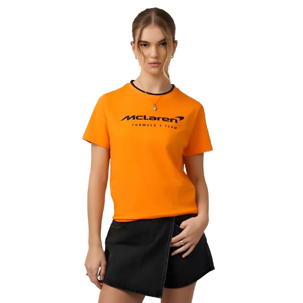2025 McLaren F1 Core Essentials T-shirt - Autumn Glory (Womens)