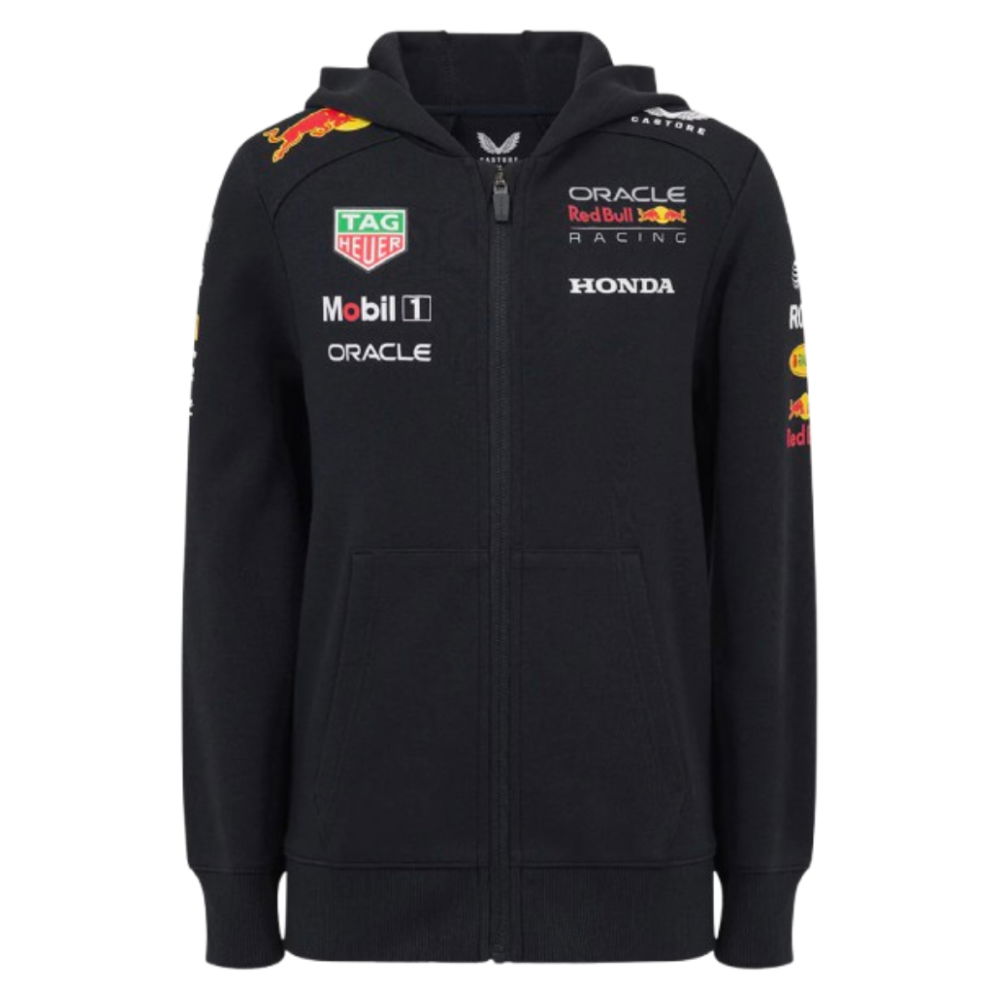 2025-2026 Red Bull Racing Full Zip Hoodie (Kids) - Night Sky