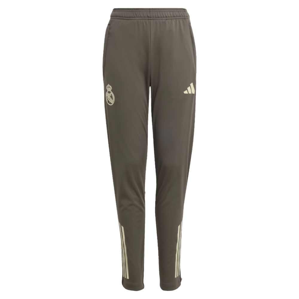 2025-2026 Real Madrid Training Track Pants (Utility Grey) - Kids