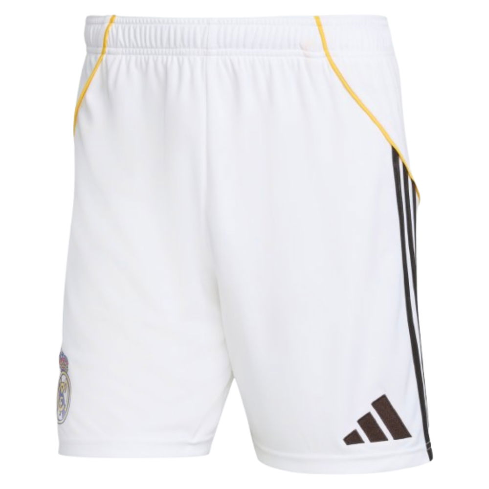 2025-2026 Real Madrid Home Shorts (White)