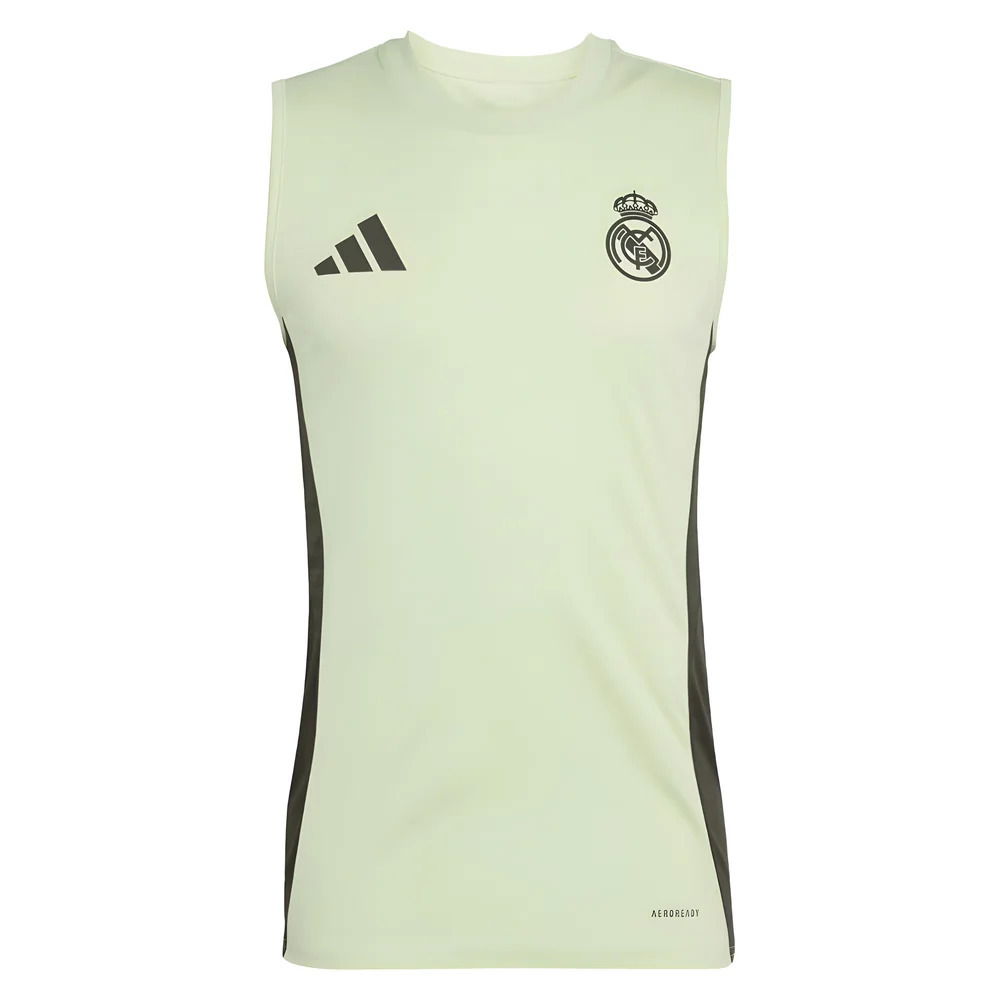2025-2026 Real Madrid Sleeveless Training Jersey (Almost Lime)