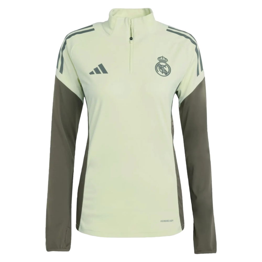 2025-2026 Real Madrid Training Top (Almost Lime) - Womens