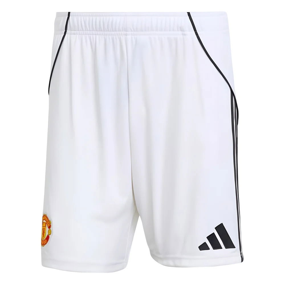 2025-2026 Man Utd Home Shorts (White)