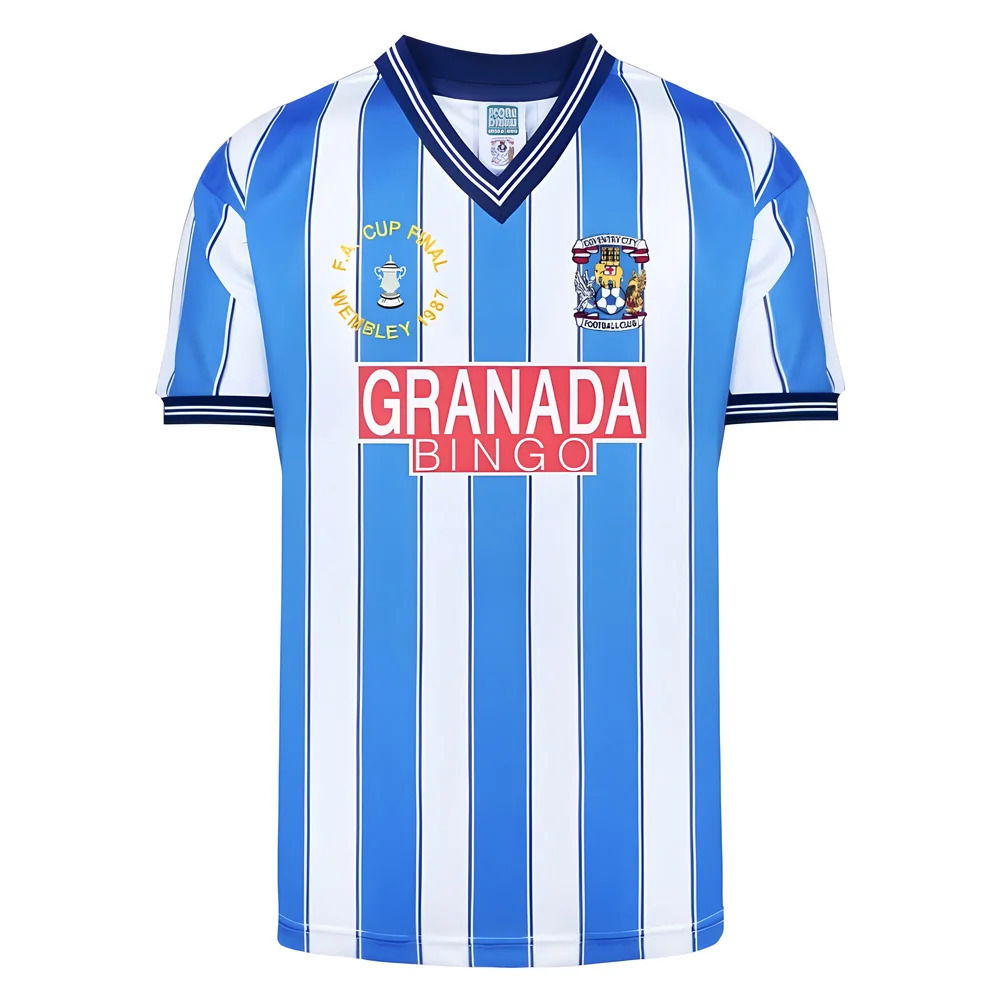 Coventry 1987 FA Cup Final Retro Shirt