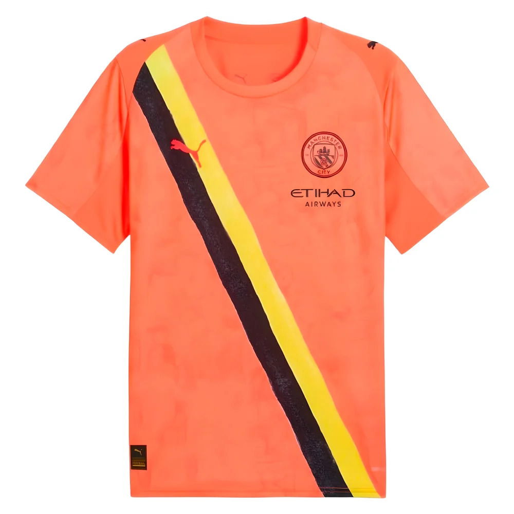 2025-2026 KIDSUPER x Manchester City CWC Shirt (Neon Sun)