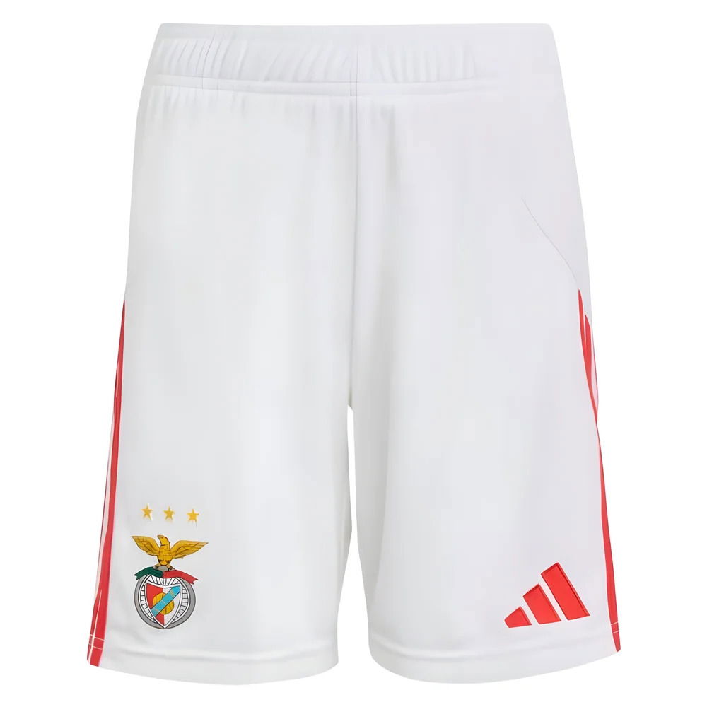 2025-2026 Benfica Home Shorts (White) - Kids