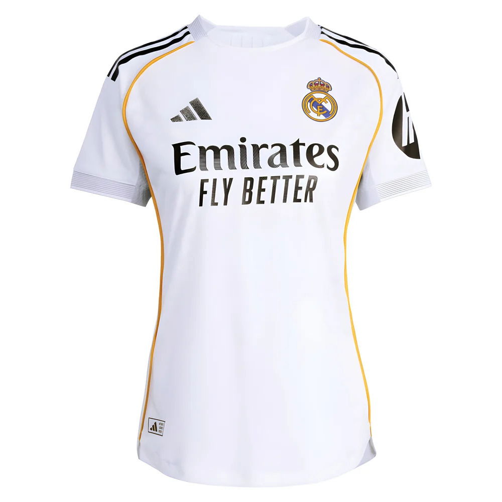 2025-2026 Real Madrid Authentic Home Shirt (Womens)