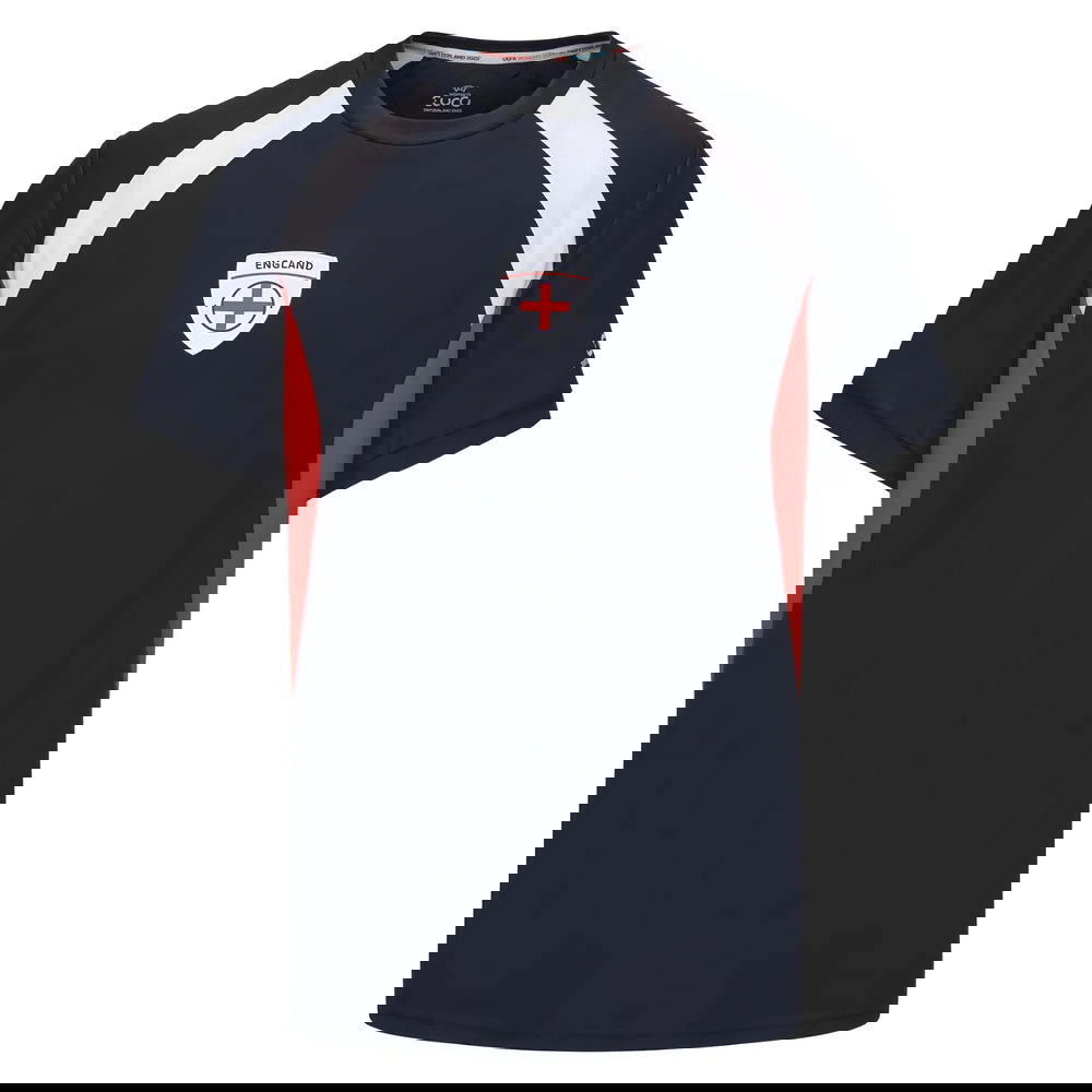 2025 England WEC Poly T-shirt (Navy) - Mens