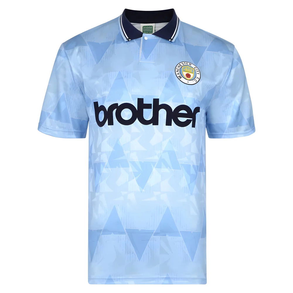 Score Draw Manchester City 1989 Home Shirt