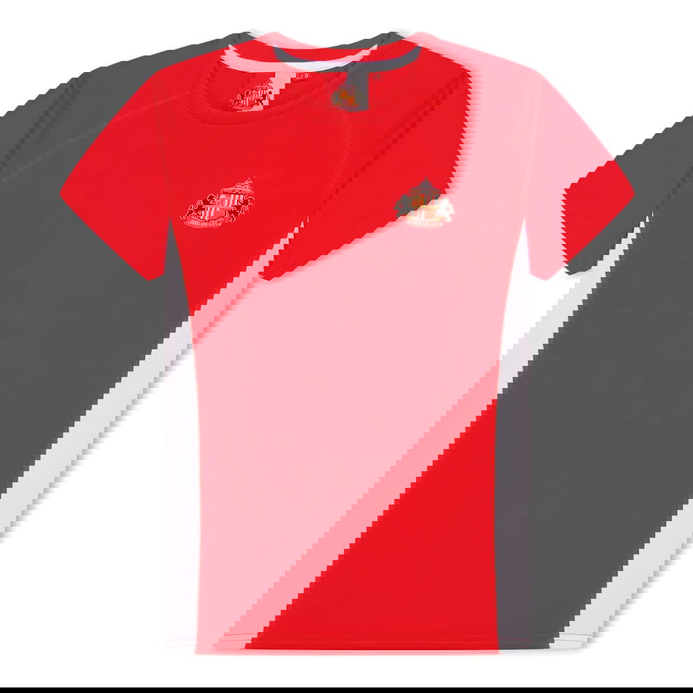 Sunderland Poly T-Shirt (Red) - Kids