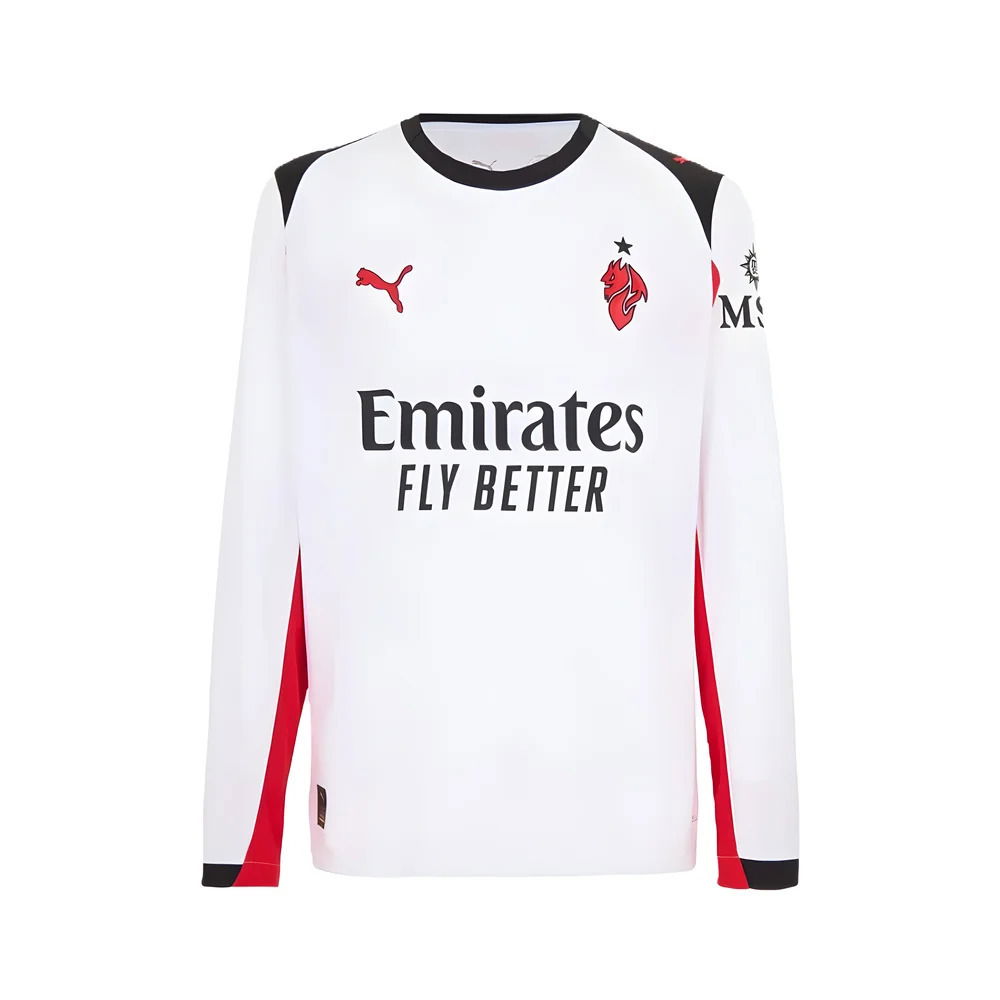 2025-2026 AC Milan Long Sleeve Away Shirt