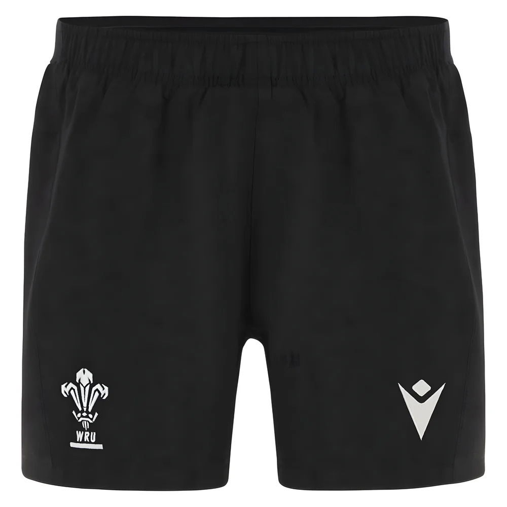 2025-2026 Wales Rugby Training Shorts (Black)