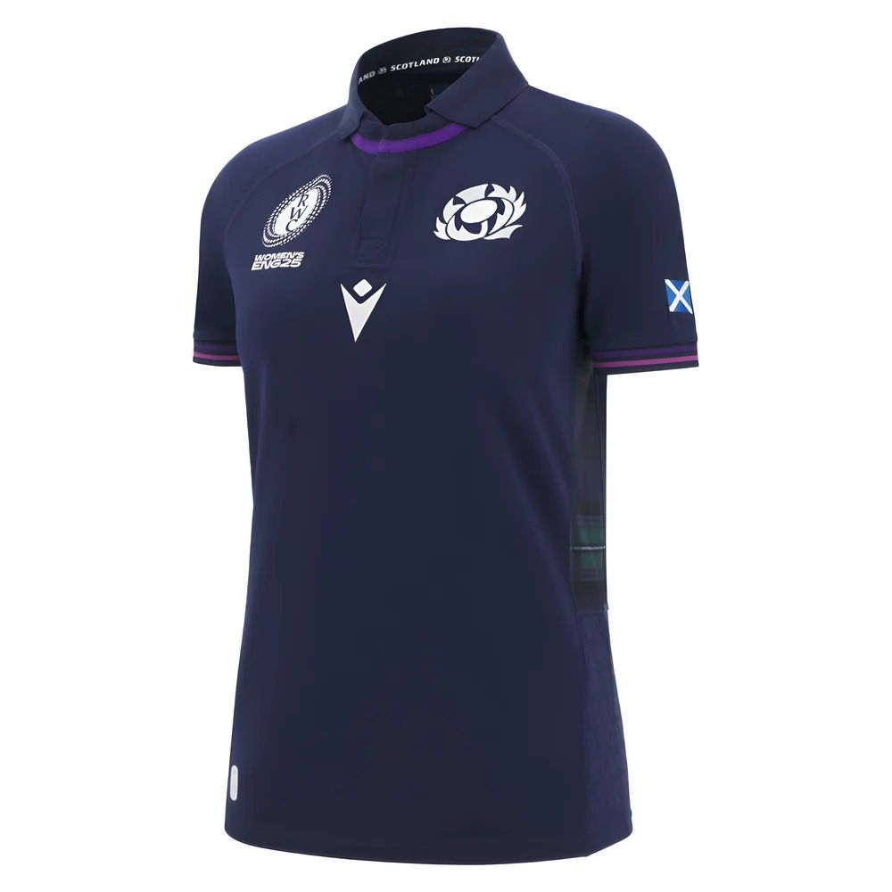 2025-2026 Scotland Home WRWC Poly Rugby Shirt (Womens)