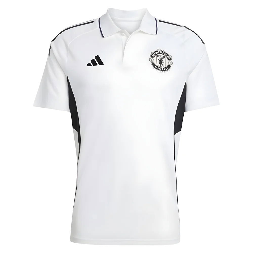 2025-2026 Man Utd Polo Shirt (White)