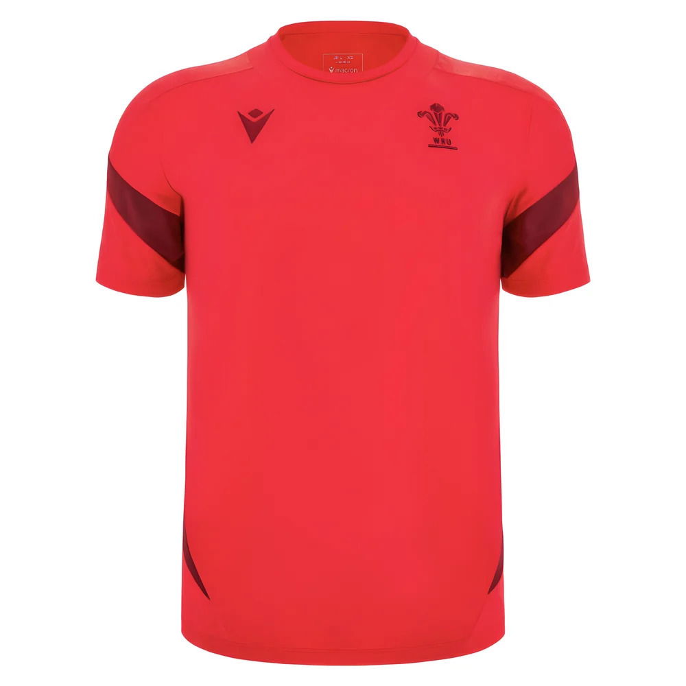 2025-2026 Wales WRU Player Training Shirt (Red) - Kids