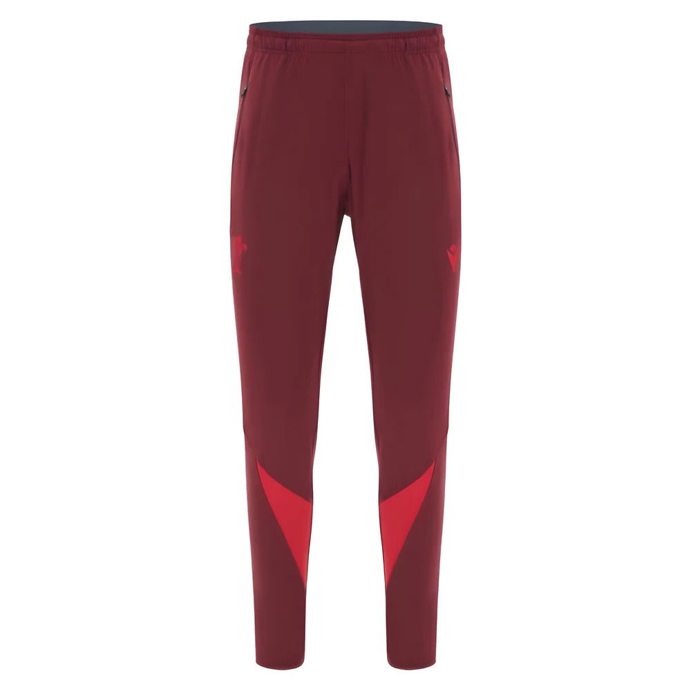 2025-2026 Wales WRU Training Player Pants (Deep Red)
