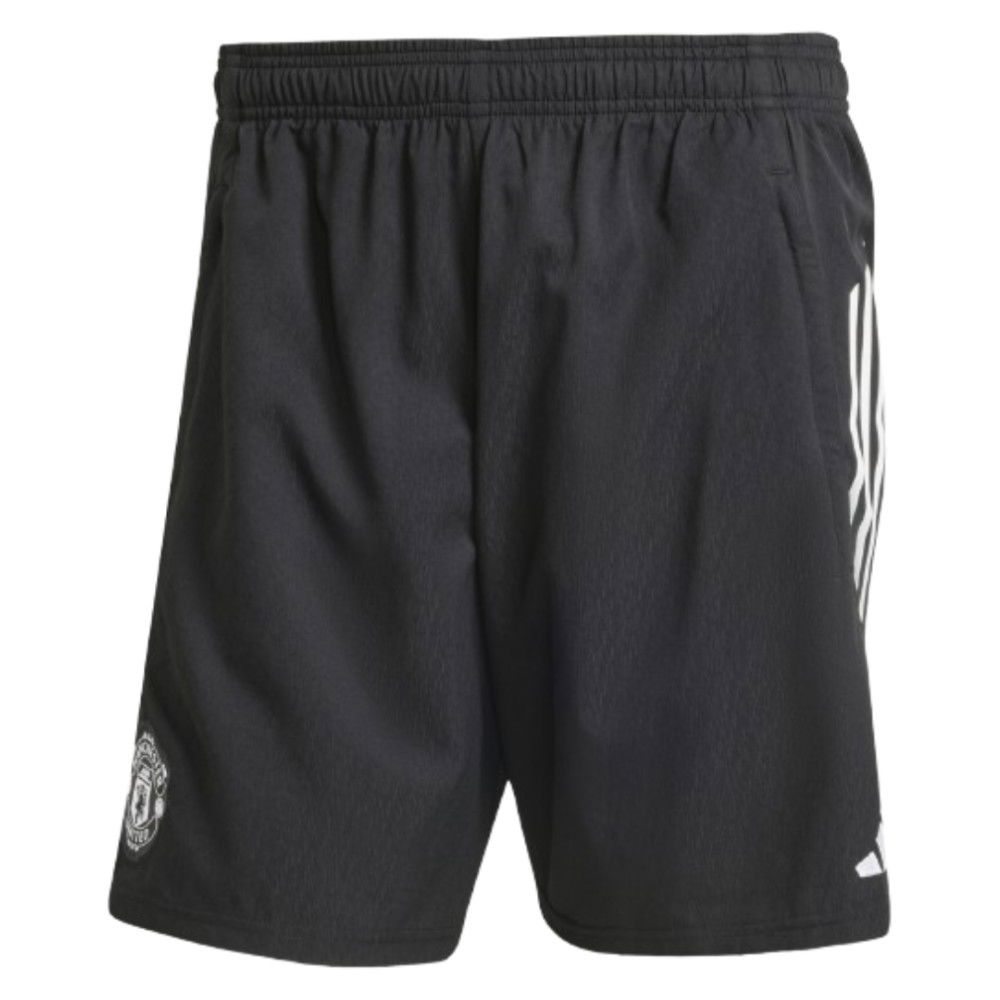 2025-2026 Man Utd Downtime Shorts (Black)