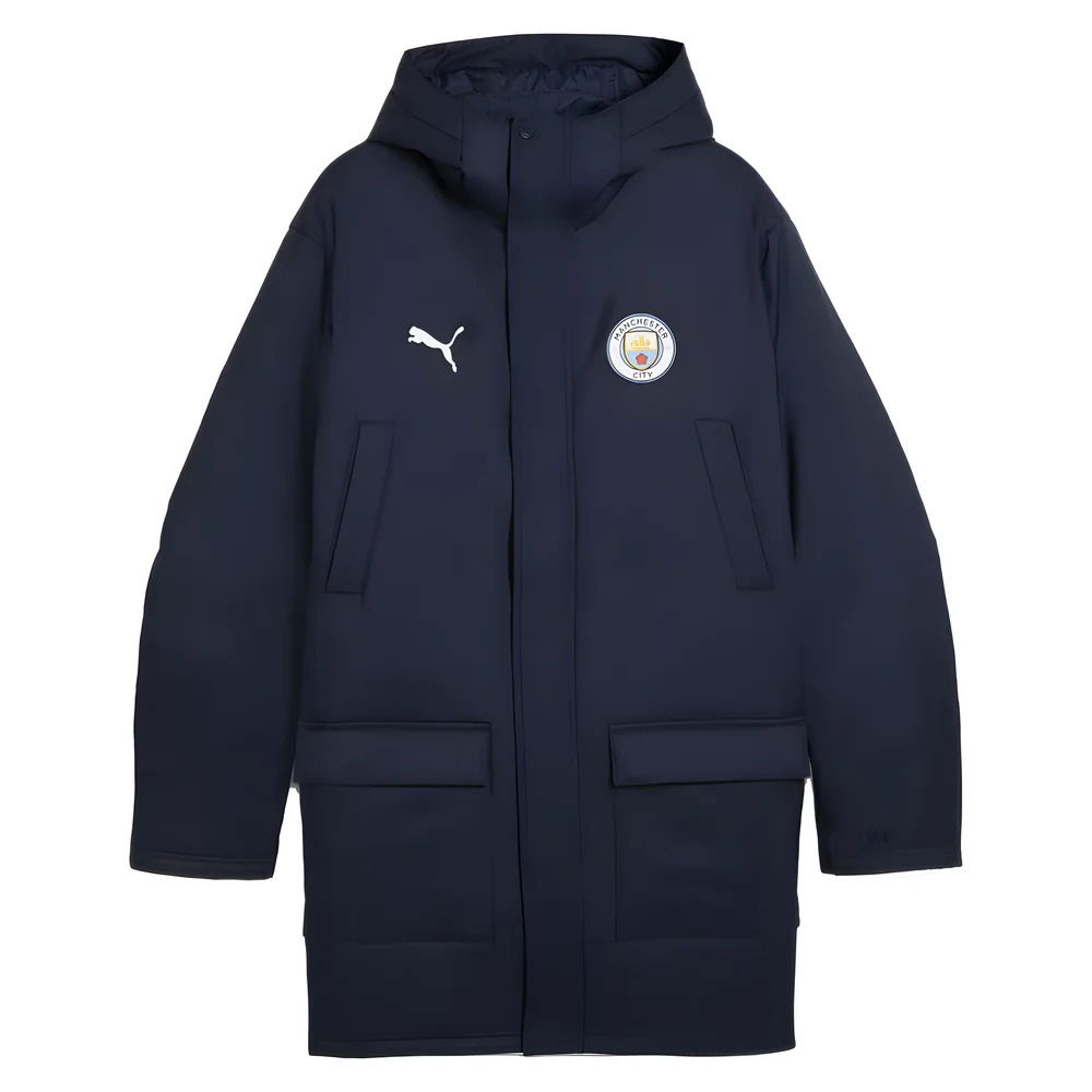 2025-2026 Man City Training Winter Coat (Deep Navy)