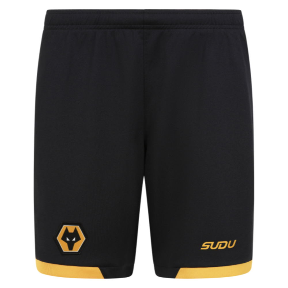 2025-2026 Wolves Home Shorts (Black) - Kids