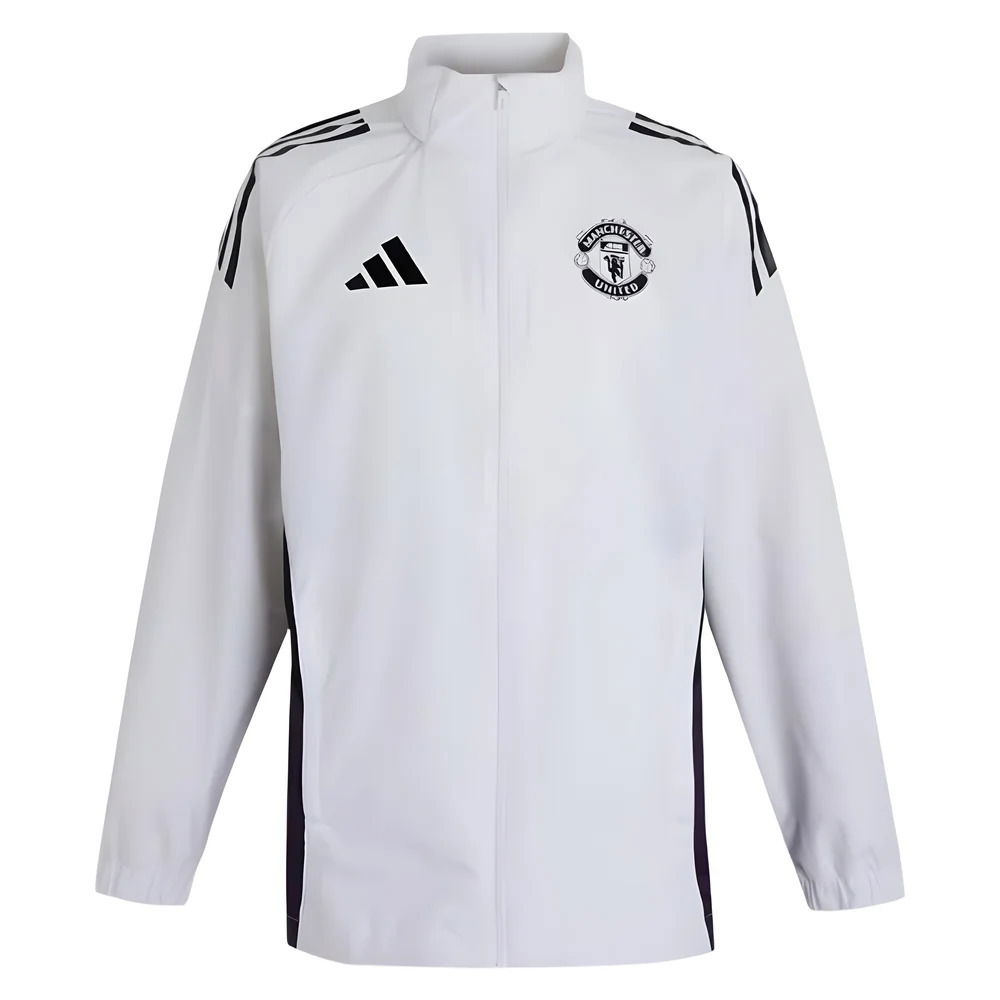 2025-2026 Man Utd Allweather Jacket (White)