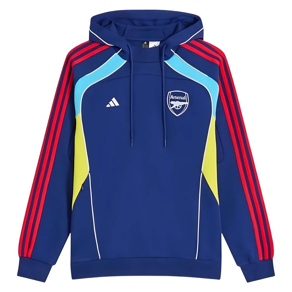 2025-2026 Arsenal UBP Doubleknit Hoody (Victory Blue)