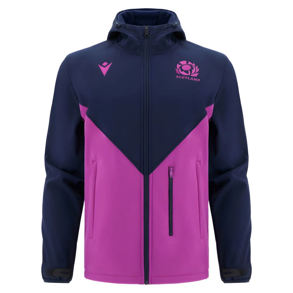 2025-2026 Scotland Rugby Softshell Jacket (Navy)