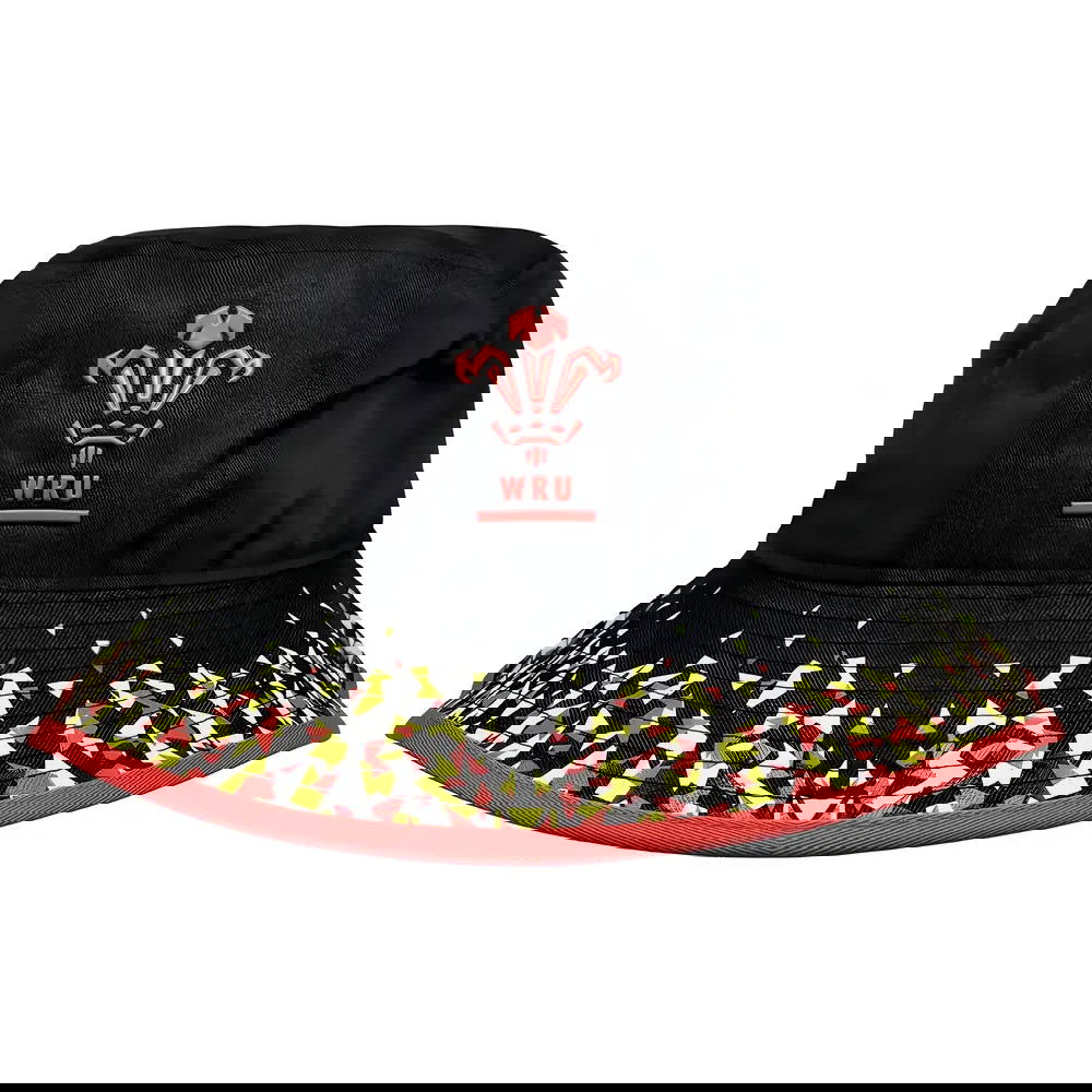 2025-2026 Wales WRU Custom Bucket Hat (Black)