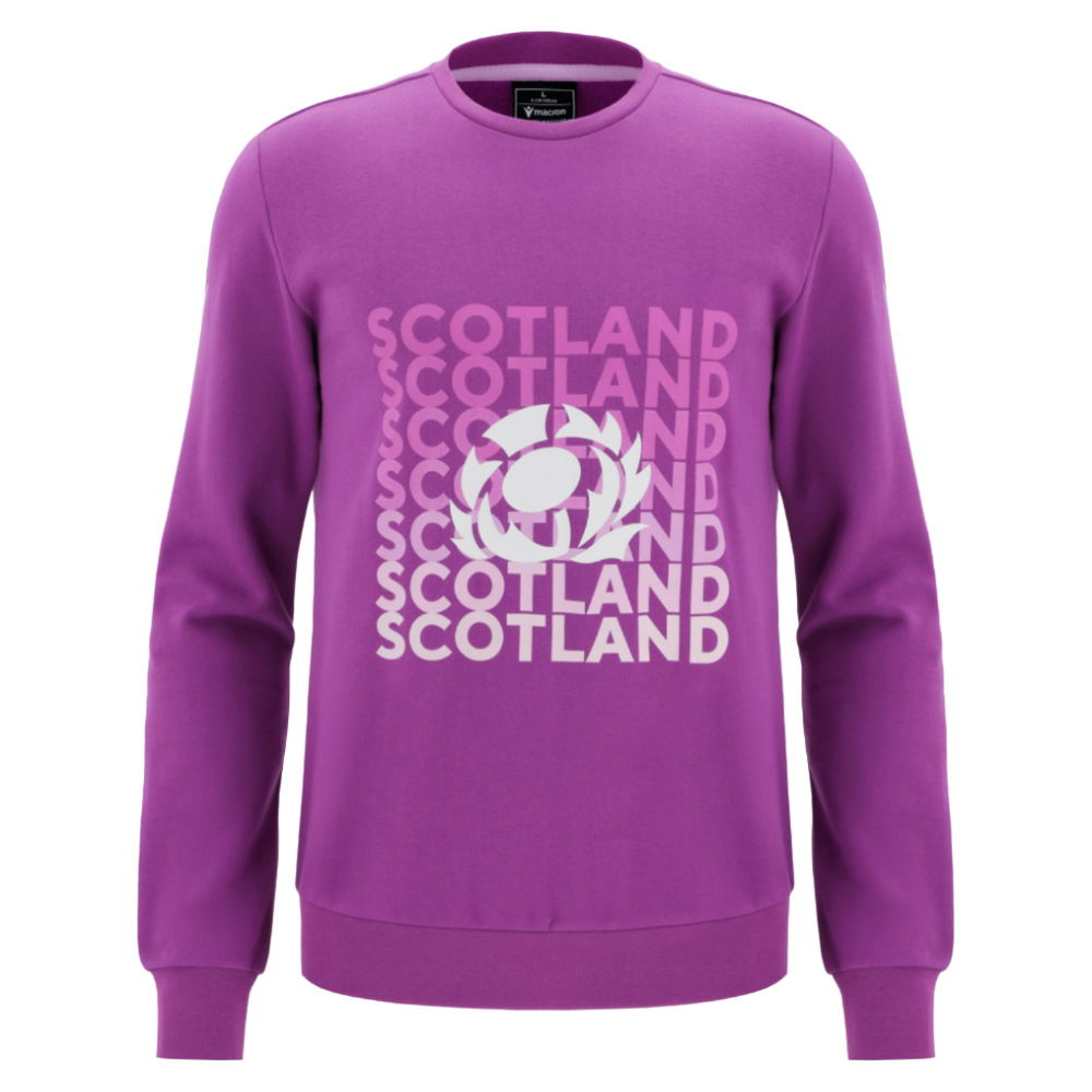2025-2026 Scotland Rugby Leisure Sweatshirt (Purple)