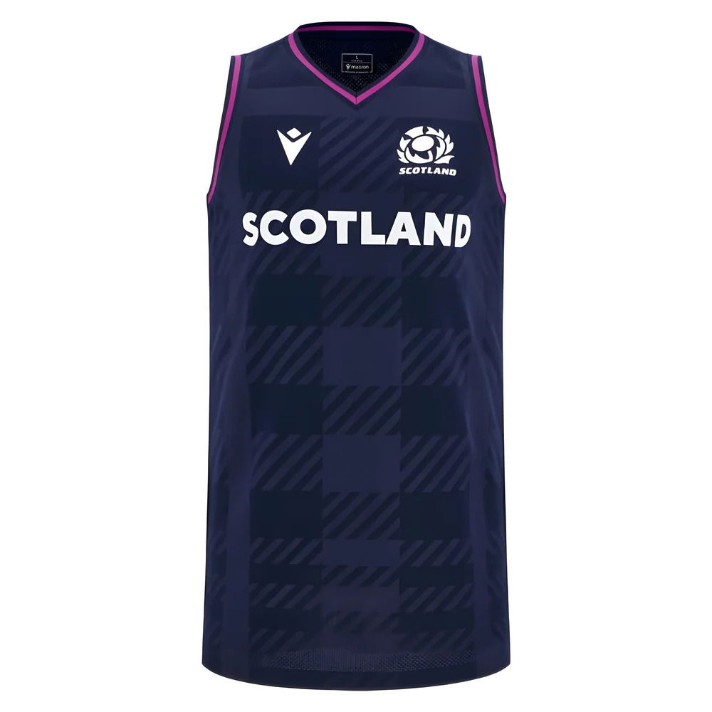 2025-2026 Scotland Rugby Basketball Singlet (Navy)