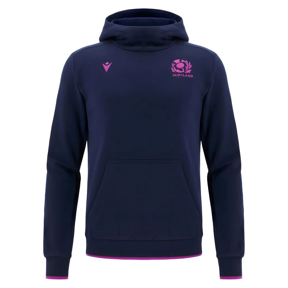 2025-2026 Scotland Rugby Travel Hoody (Navy) - Kids