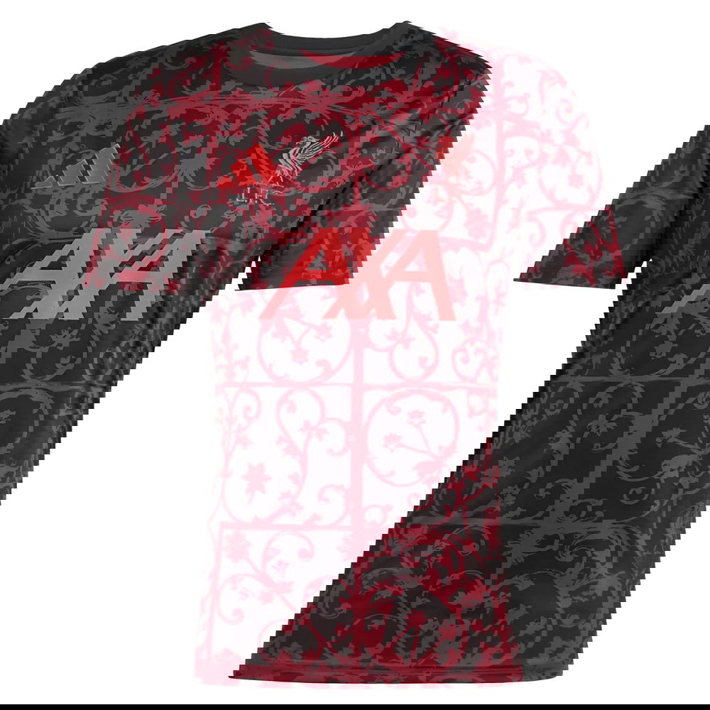 2025-2026 Liverpool Pre-Match Shirt (Black) (Rio 73)
