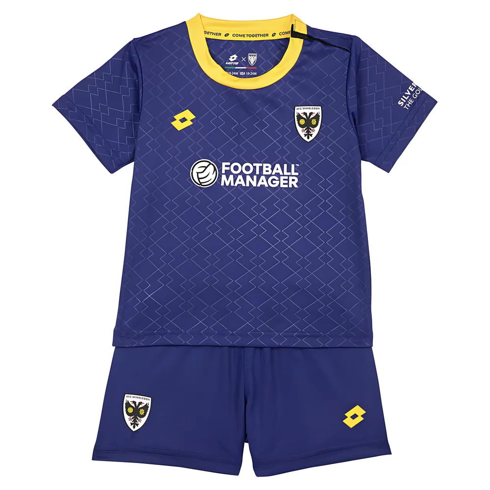 2025-2026 AFC Wimbledon Home Mini Kit