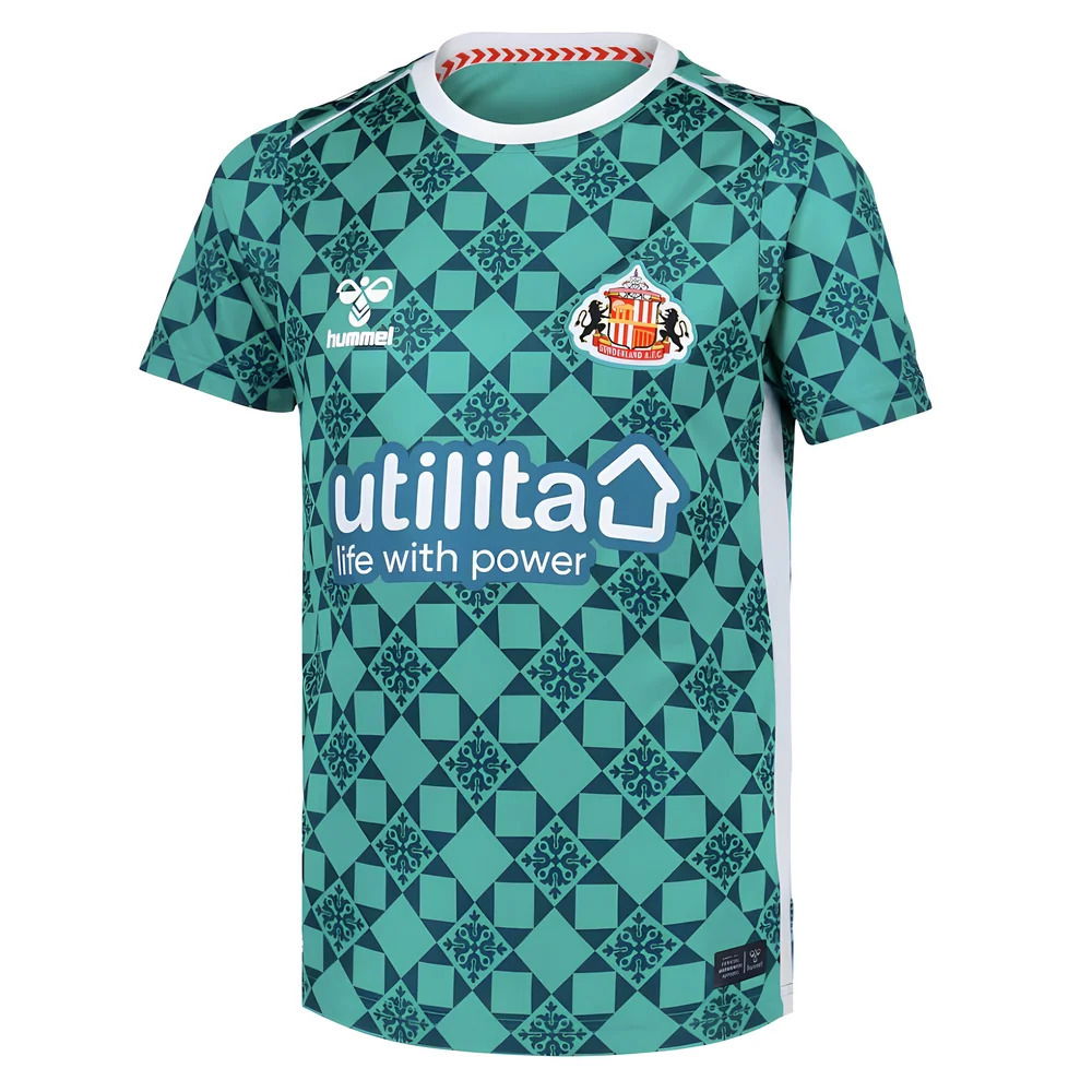 2025-2026 Sunderland Goalkeeper Shirt (Green) - Kids