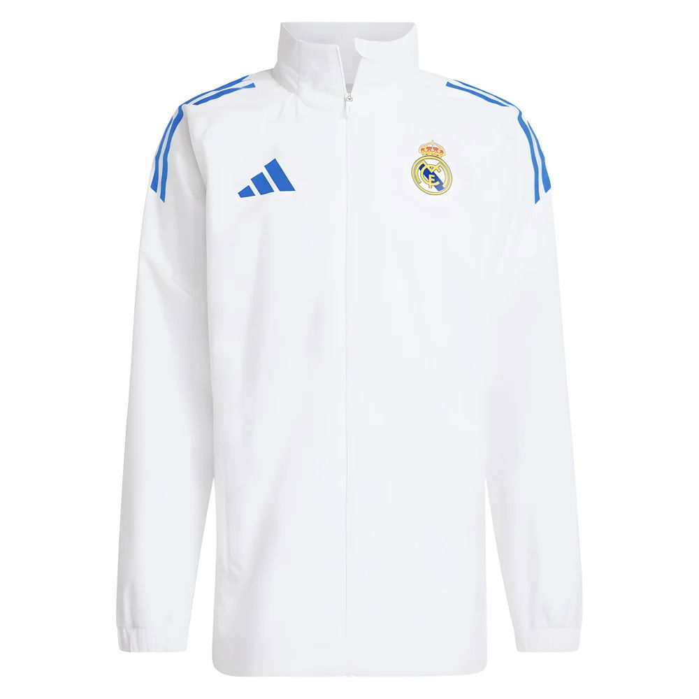 2025-2026 Real Madrid EU Allweather Jacket (White)
