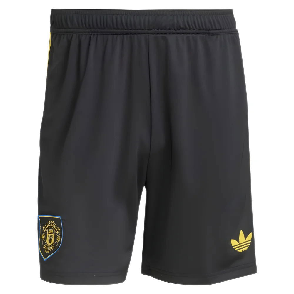 2025-2026 Man Utd Third Shorts (Black)